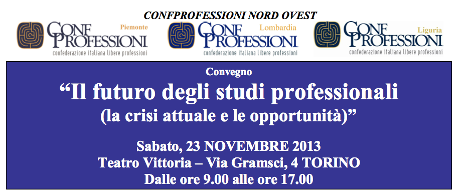 Confprofessioni locandina 23.11.13