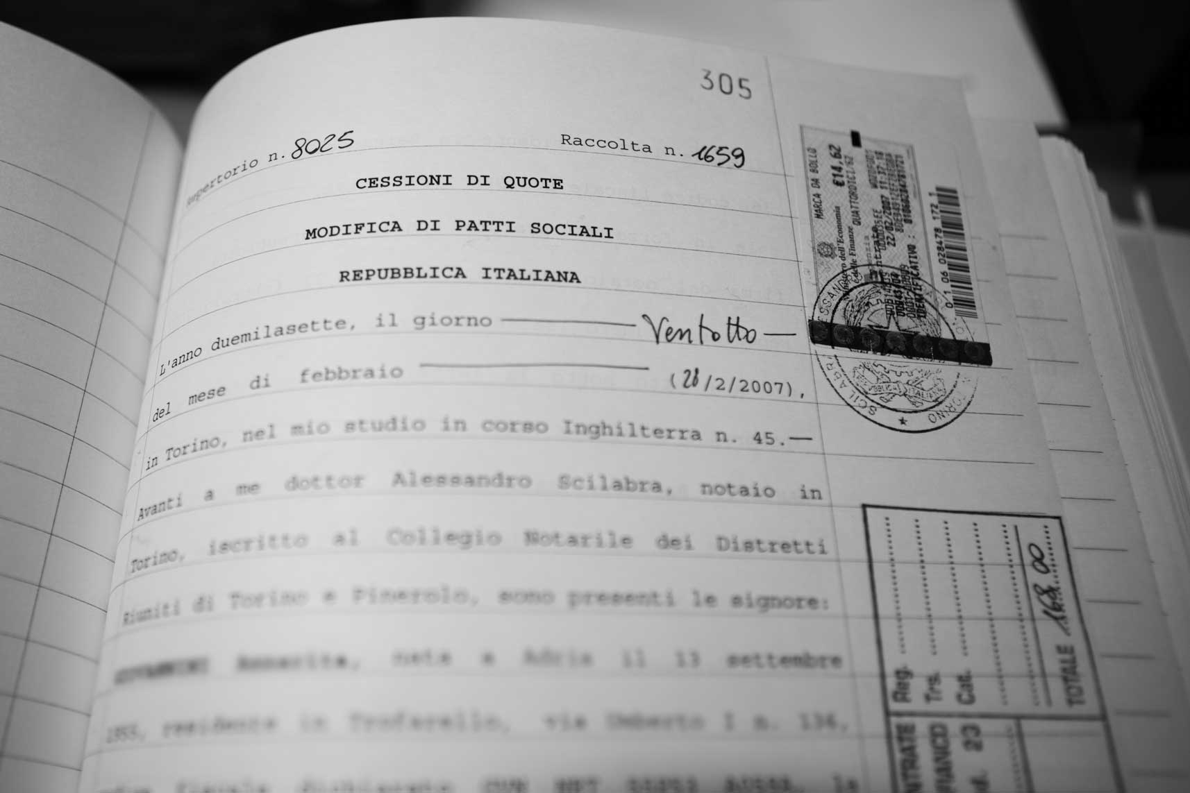 Alessandro Scilabra notaio in Torino
